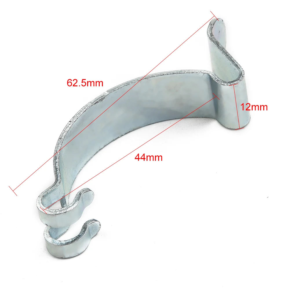 1pc Silver Metal Spring-Clip Clamp For Car Air Filter Housing Box Lid Direct Replacement Buckle Part