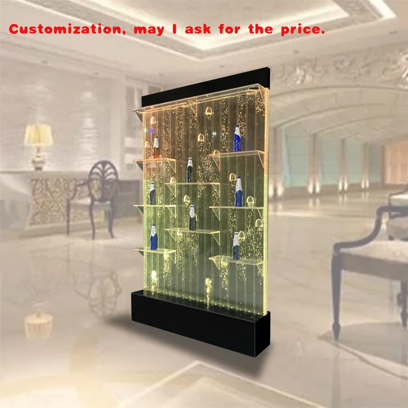 

custom.Light up Furniture bar Cabinet Whisky Wine Drinks Shelf Corner Liquor Display Cabinets