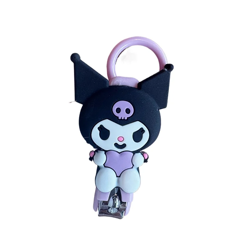 Obcinaczki do paznokci Sanrio Hello Kitty, urocze, kreskówkowe, anime, Kuromi, Cinnamoroll, kompaktowe, ostre, nożyczki do paznokci My Melody, prezenty świąteczne