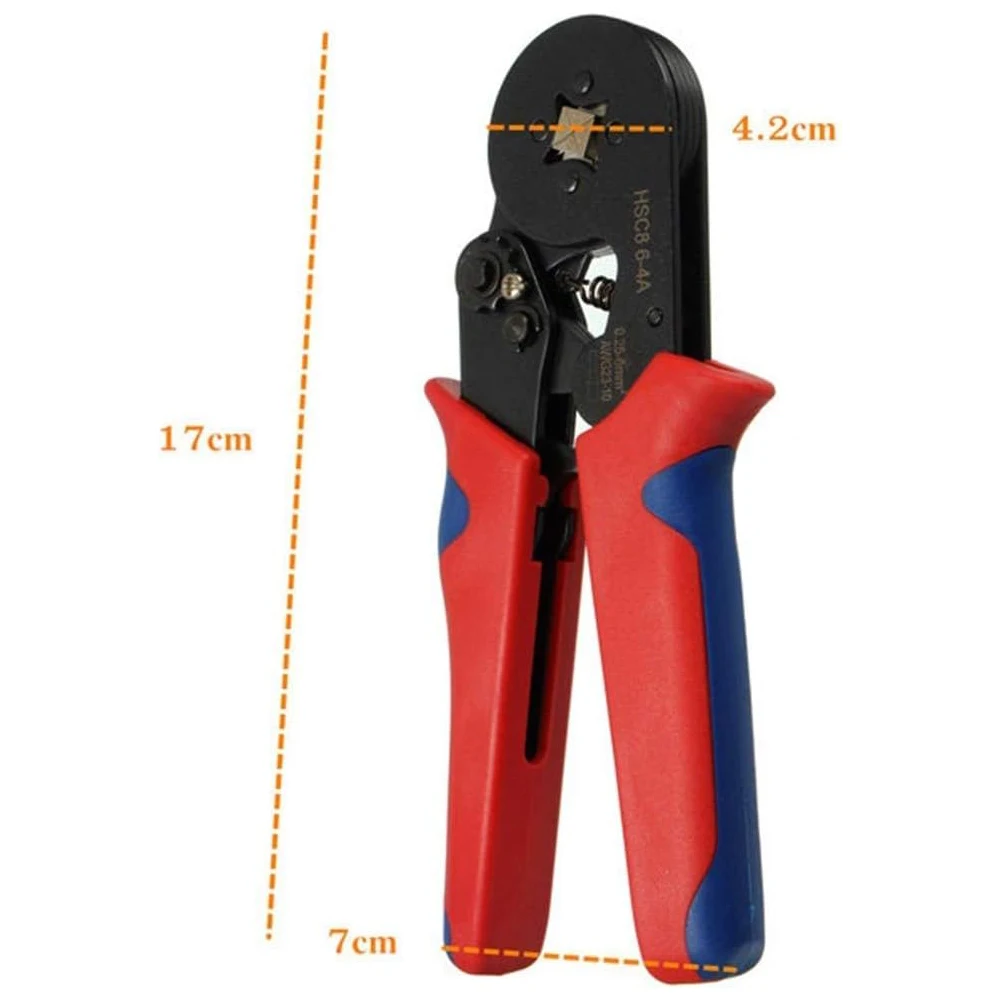 HSC8 6-4A 6-6A Pliers Self-Adjusting Crimping PliersElectrical Wire Ferrule Pin Terminal Connectors Crimping Tool Hand pliers