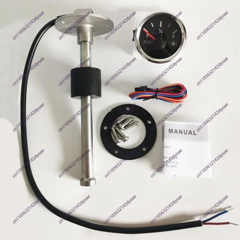 

Modified oil meter sensor supporting universal liquid level display, oil float, car excavator forklift 12V 24V with light
