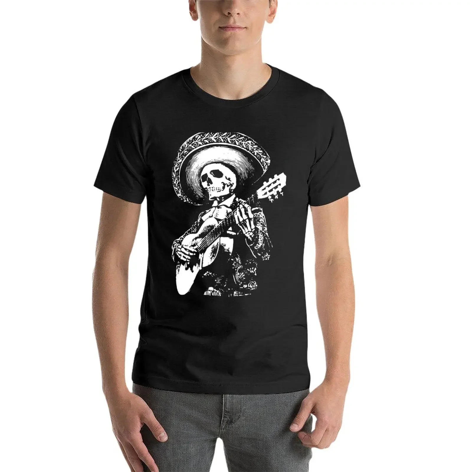 MARIACHI SKULL T-Shirt blanks graphics t shirts men