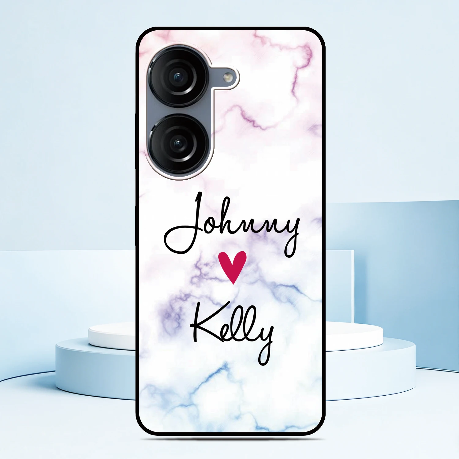 Personalized Name Phone Case For ASUS Zenfone 10 9 8 Flip 5z ROG Phone 2 3 5 5s 6 7 Pro ZS630KL ZS661KS Custom Image Back Cover - view 5