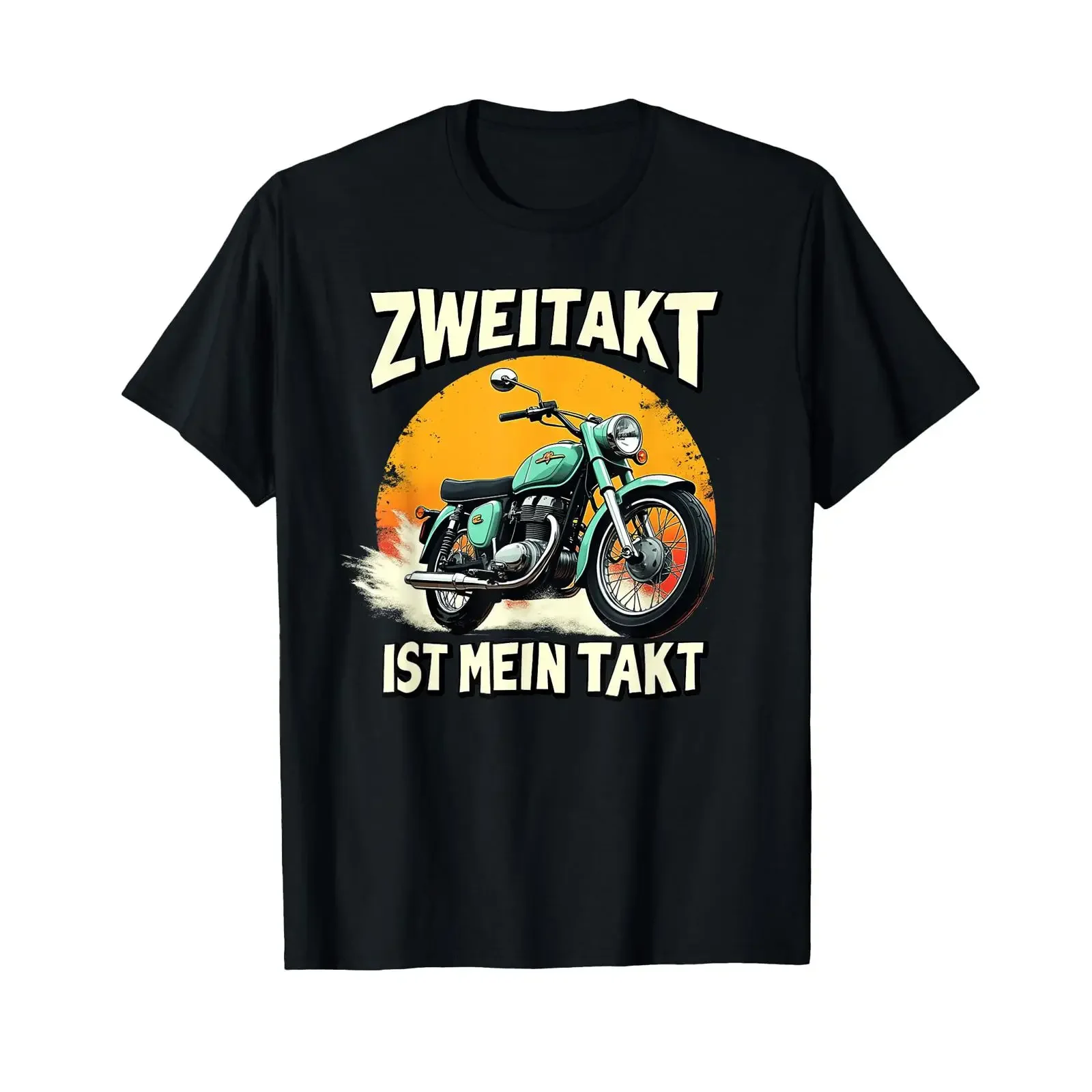 Sponsored Ad 2 Stroke Simson S50 DDR Motorcycle Moped Simmer S51 T Shirt vintage Washed Stretched designer clothes homme