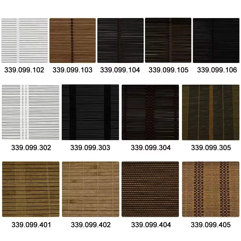 Customer's Favorite Indoor Household Cordless Bamboo Roller Blinds Filter Blinds