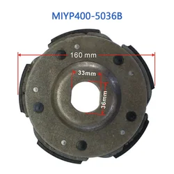 Assy YP400-5036B do suporte da embreagem traseira CVT para LINHAI YAMAHA 400 Keeway Jinlang Feishen Scooter ATV