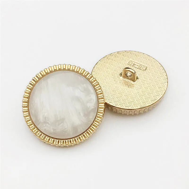 6 Stück 12,5–28 mm Metall-Perlenknöpfe für Kleidung, Verschlüsse, Nähen, Mini-Knopf, Gold, Luxus-Damenkleid, Mantel, Bekleidungszubehör – Detail 7