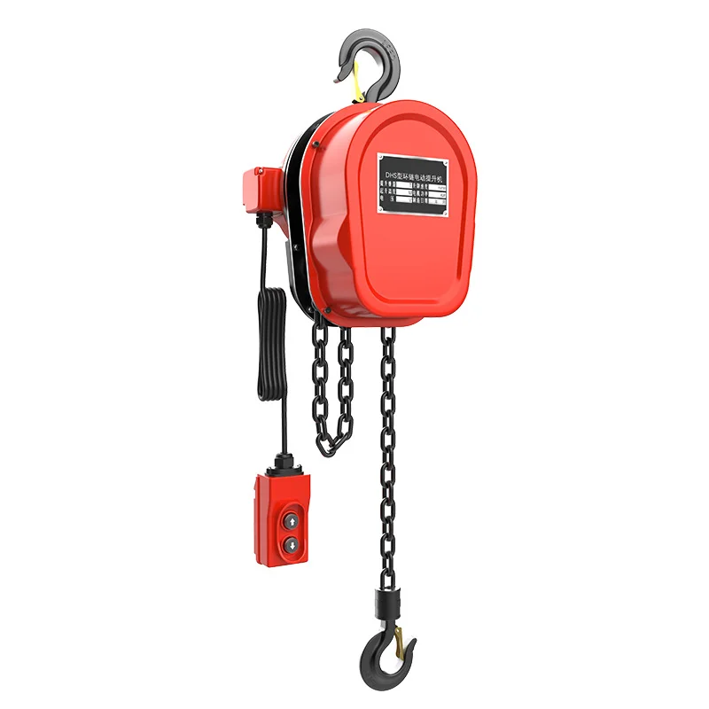 1 Ton Electric Chain Hoist Low Headroom High Performance Professional Industrial Grade Power Hoist for Material Handling