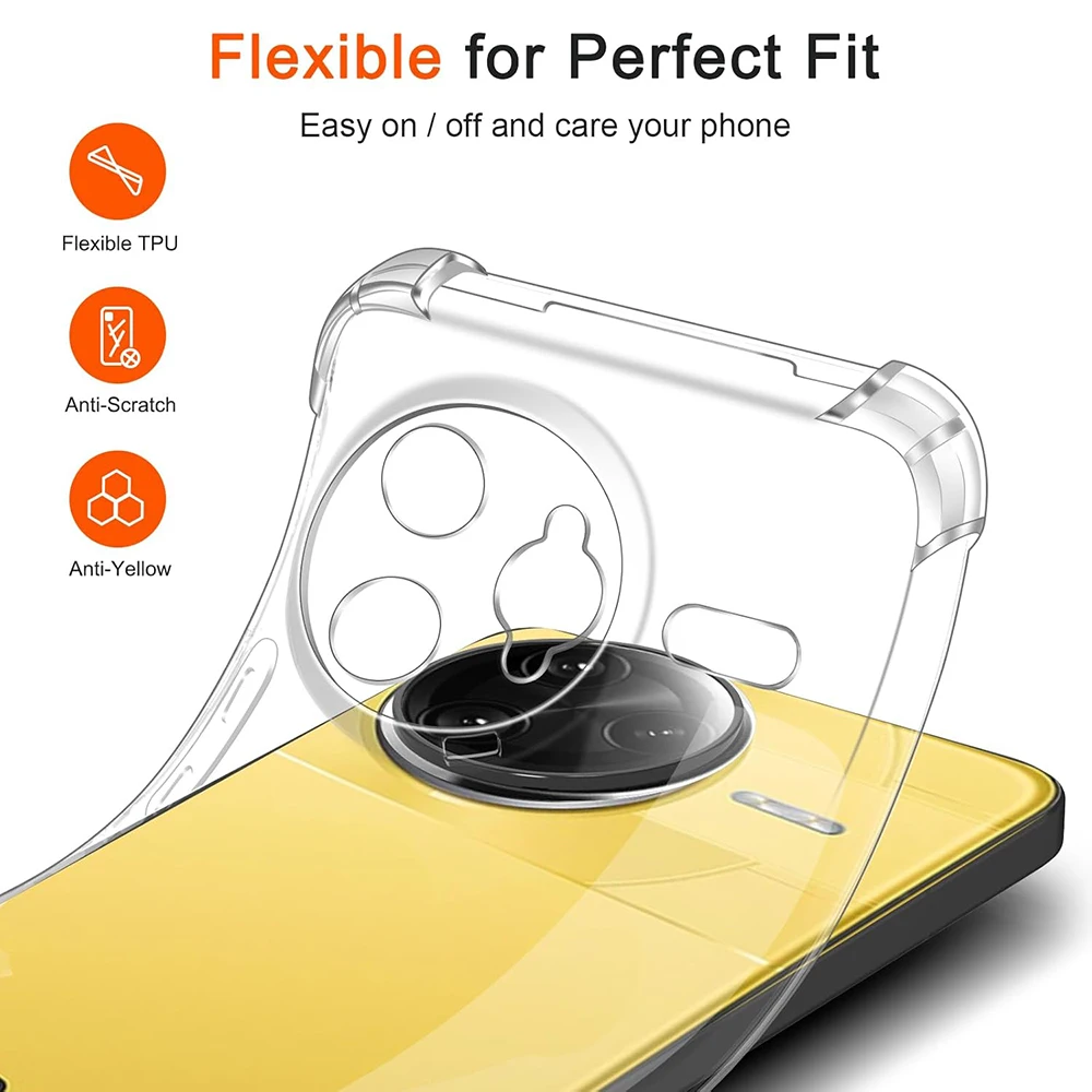 

Shockproof Clear Silicone Case For Xiaomi Poco F7 Ultra F6 F5 X7 X6 X5 F4 F3 X4 X3 Pro Gt Luxury Ultra Thin Back Cover Caso Capa