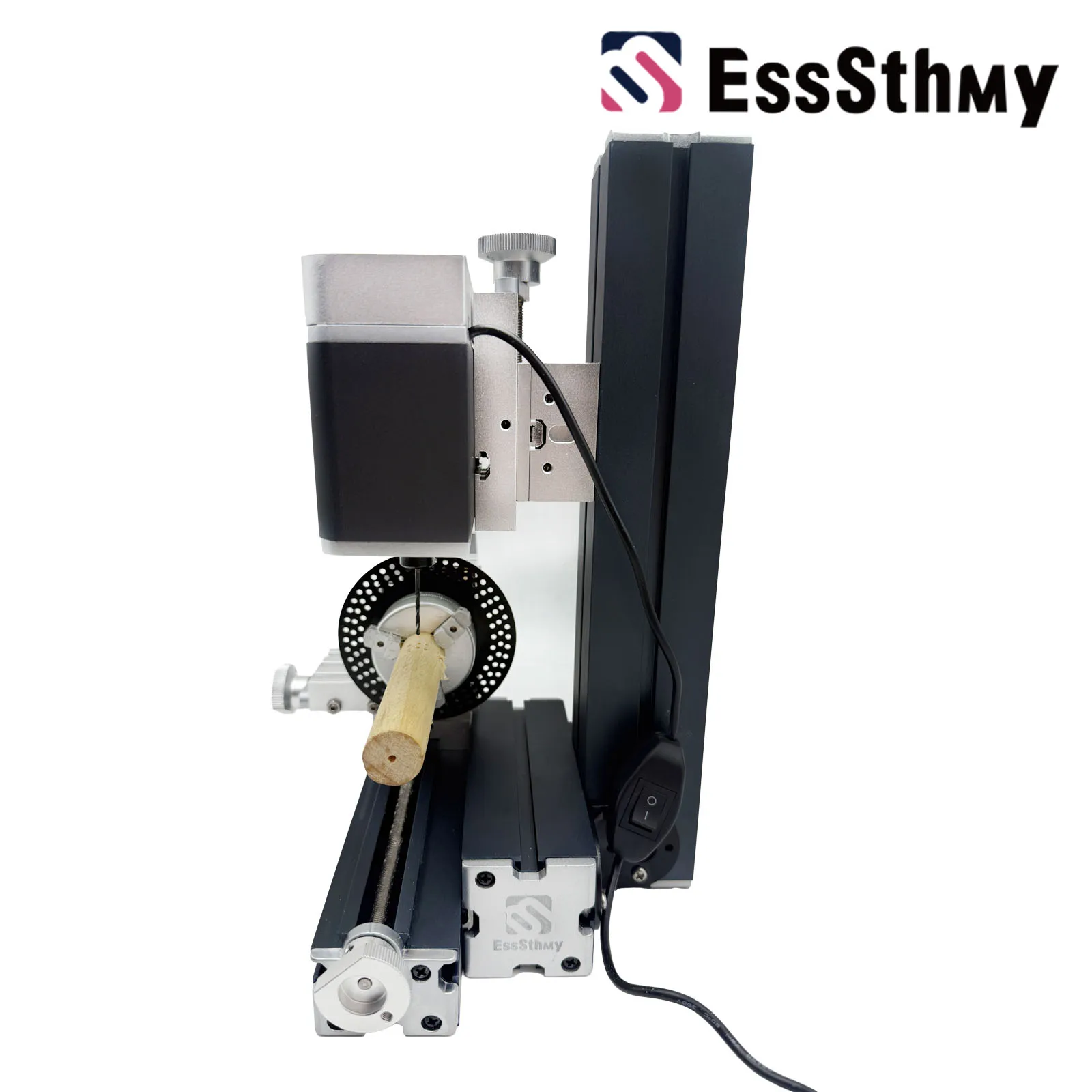 آلة فهرسة مصغرة معدنية كاملة من EssSthmy بقدرة 36 وات 20000 دورة في الدقيقة - أداة صياغة الخشب/المعادن الناعمة، وأدوات النجارة ونماذج التدريس