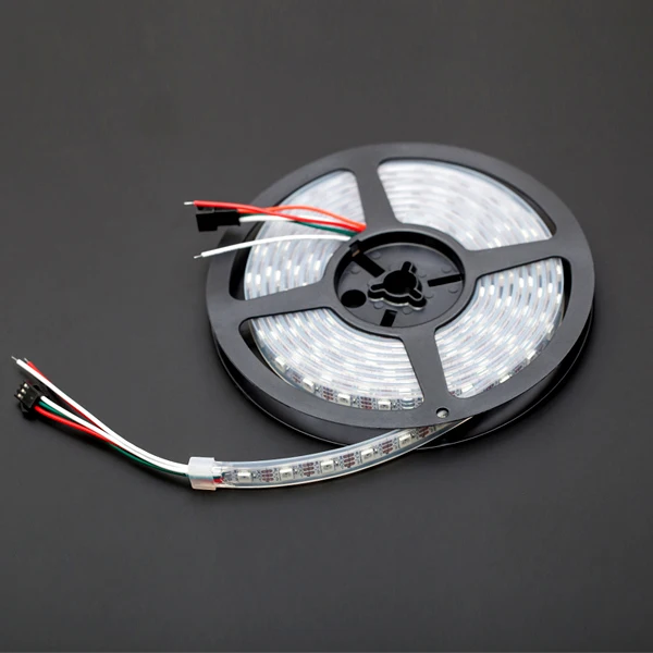 WS2812 SMD 5050 LED Low power consumption, no glare, impact resistant light strip 3 meters