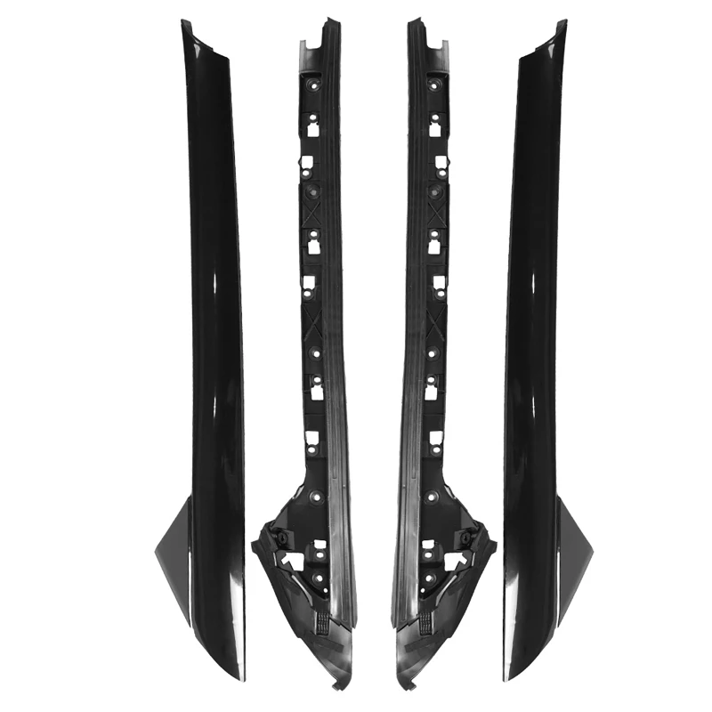Car Windshield Exterior Trim Panels Windshield A Pillar Molding Trim For Explorer 2011 To 2019 BB5Z-7803136-AB BB5Z-7803137-AA