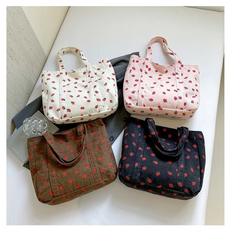 2024 new simple and fashionable portable tote bag large capacity simple fashion casual personalized shoulder bag women