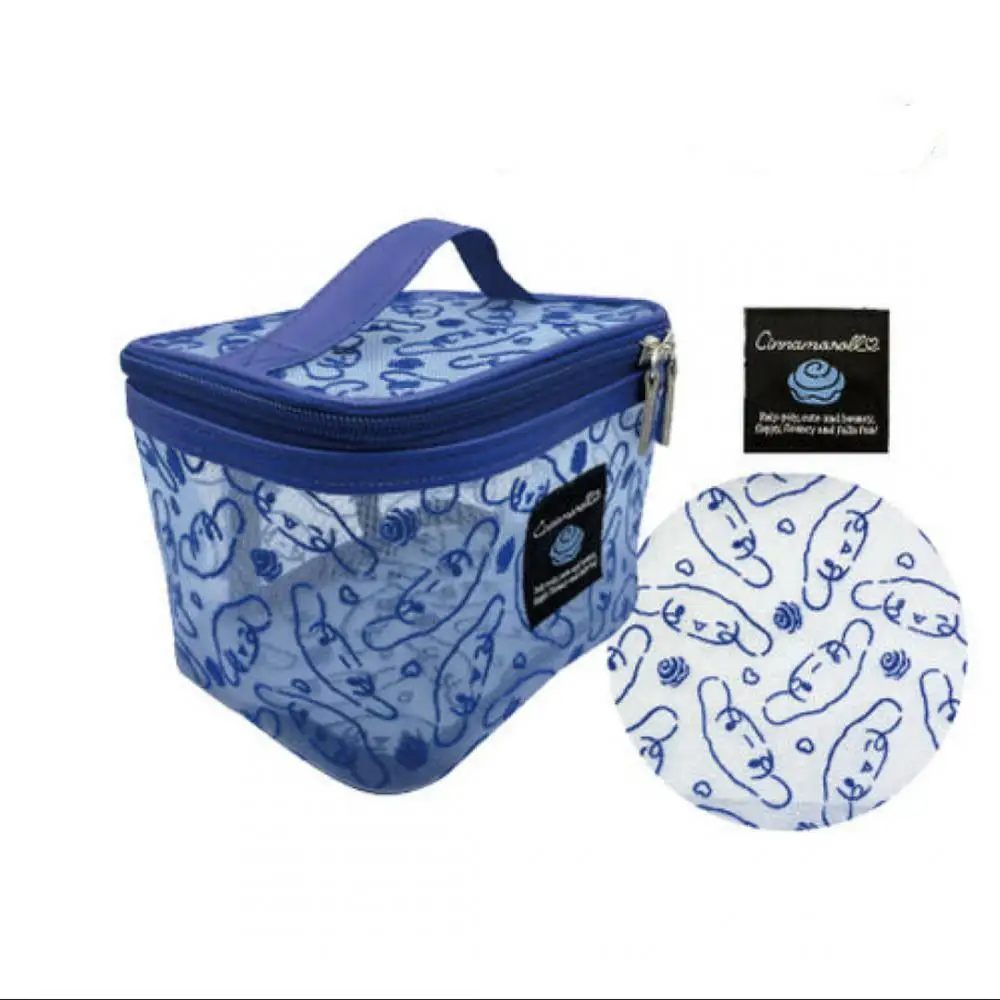 حقيبة يد كاواي ميلودي كورومي الشبكية الكرتونية المربعة للعناية بالبشرة وحقيبة تخزين أدوات الزينة وبضائع أنيمي هدية عيد ميلاد للفتيات والأولاد #5