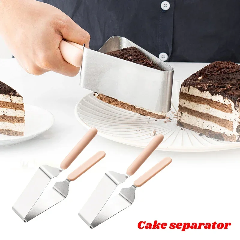 

Stainless Steel Cake Slicer Cutter Tongs Cake Server Desserts Pastry Bread Pizza Devider Slicer Metal Pie Knife Cake Lifter Tool