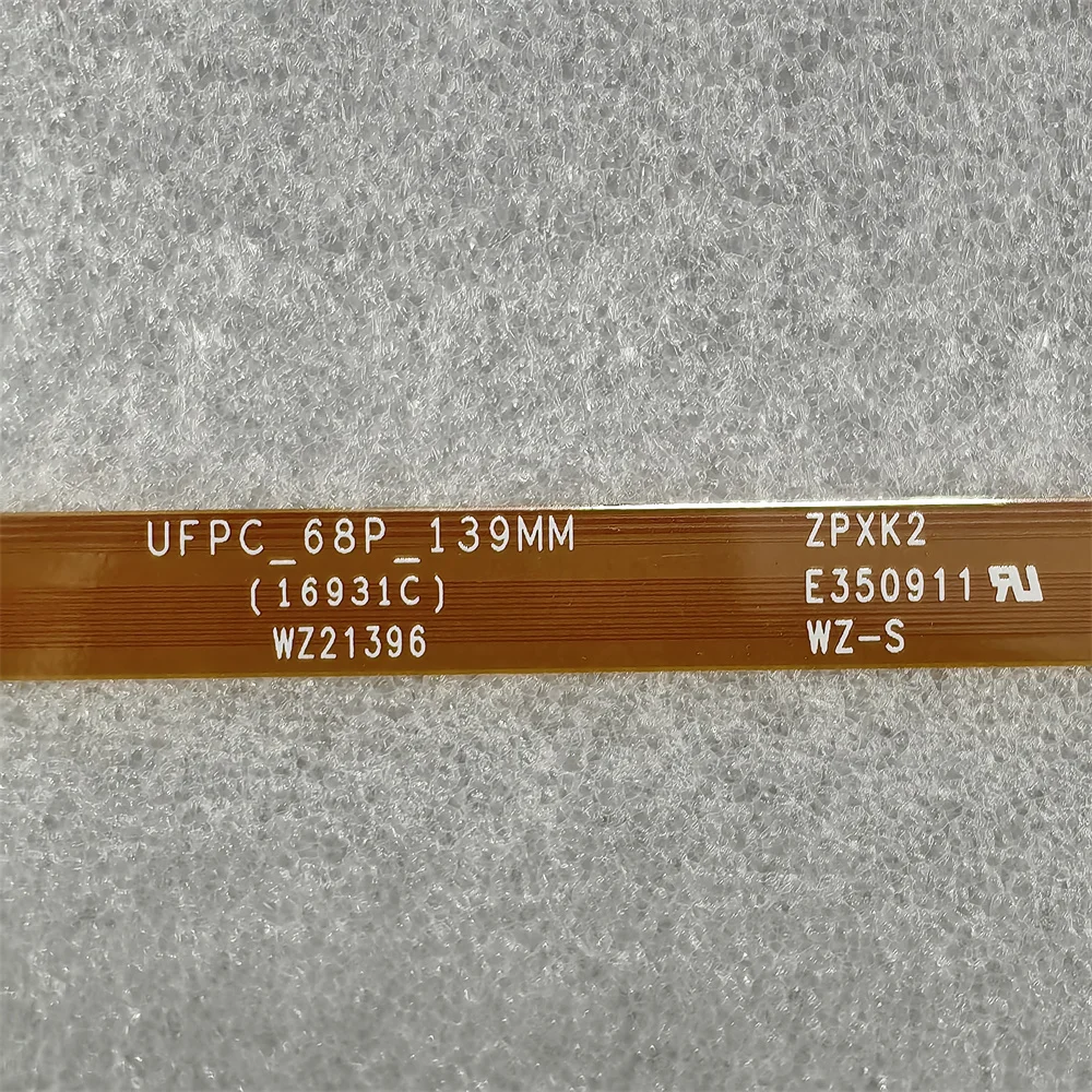 Conector de fita Adequado para UE55UA7170UXZT QE55Q90TA, cabo flexível, WZ21396 ZPXK2 E350911, UFPC _ 68P _ 139MM (16931C)
