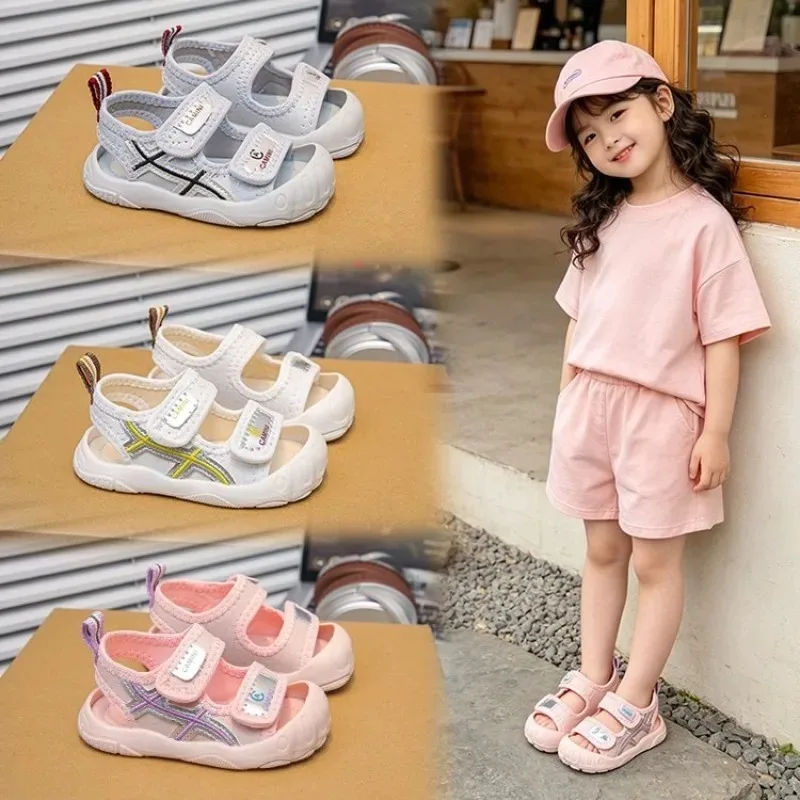 

2026 Summer Baby Sandals Solid Color Baby Boy Sandals Soft Sole Anti-slip Boys Girls Sandals Toddler Baby Shoes Beach Shoes