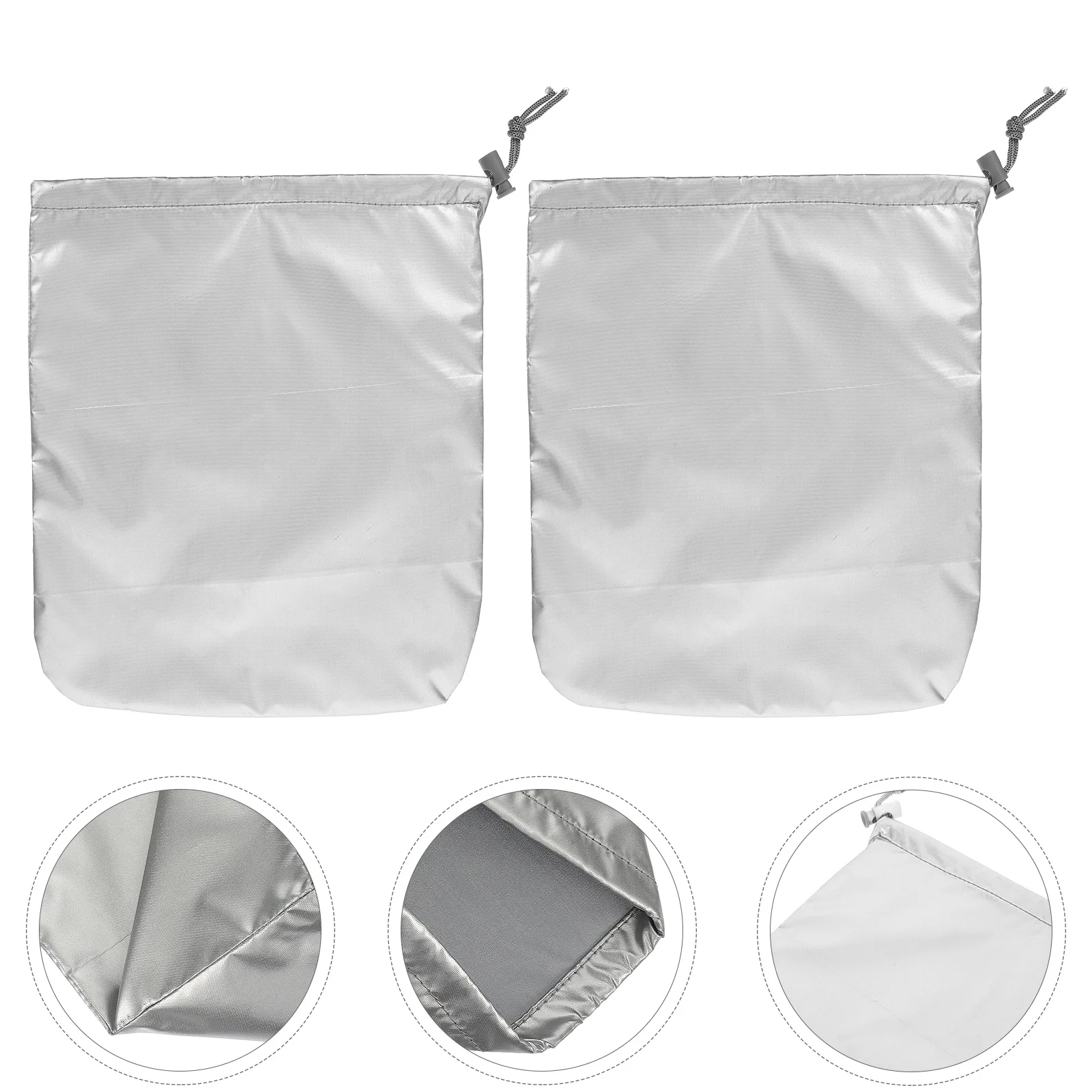 

2pcs Side Snow Covers Car Rearview Protective Cover Rear View Mirror Cover Universal Fit Durable Polyester Exterior