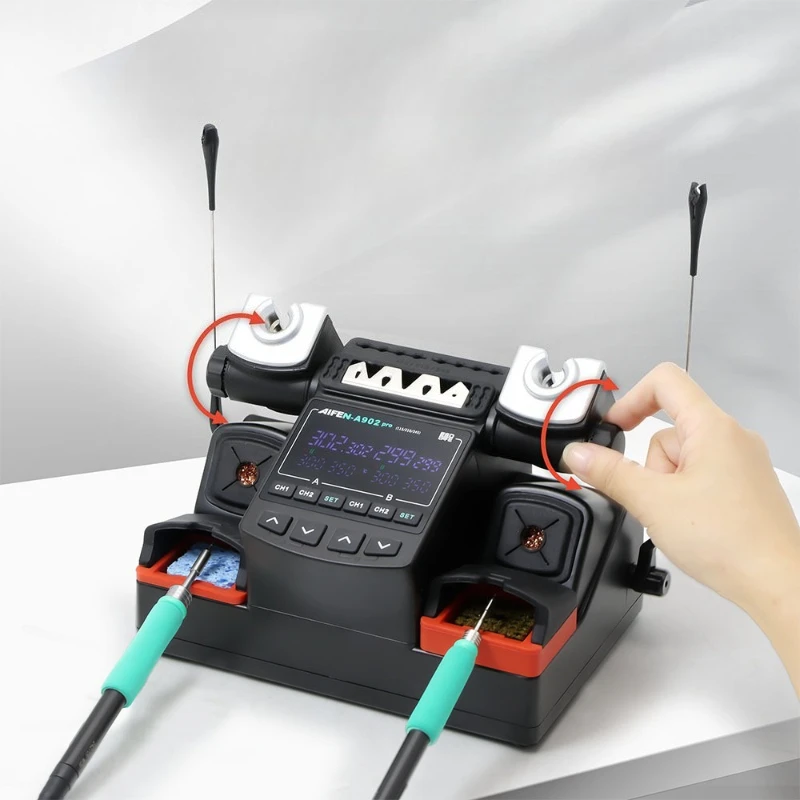 Dual station welding table 450W high power welding table compatible