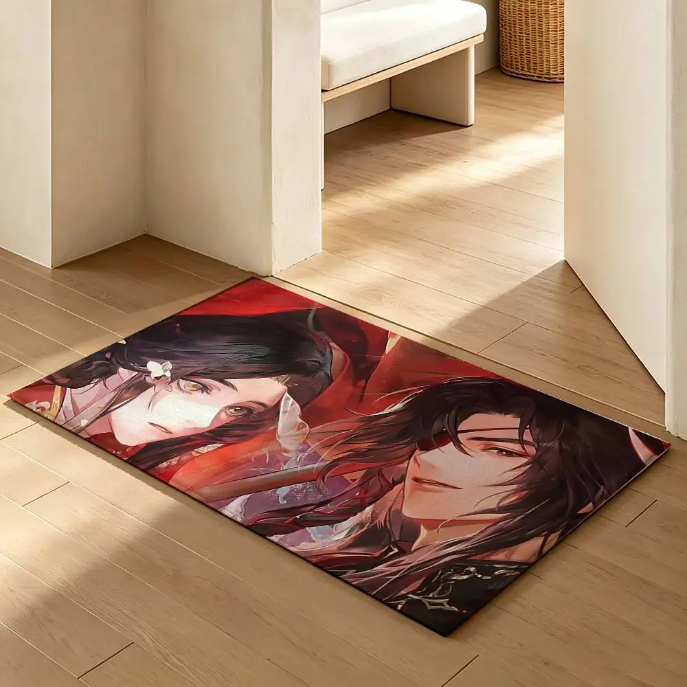 TGCF H-Heaven Officials Blessing HD  Soft Absorbent Decorative Floor Mat for Bathroom Entryway Living Room