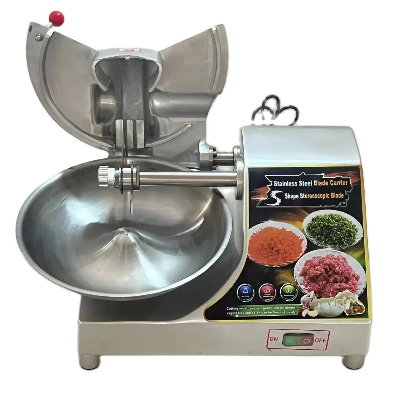 Multifunctional commercial food chopper Bowl Cutter Meat grinder Ginger garlic grinder for Restaurant