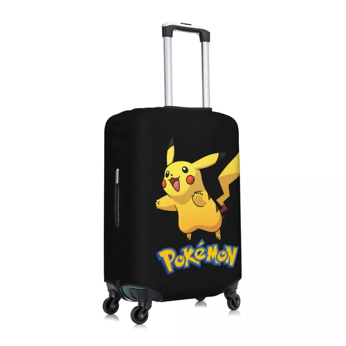 Custom Pokemon Pikachu Luggage Cover Elastic Travel Suitcase Protective Covers Suit For 18-32 inch