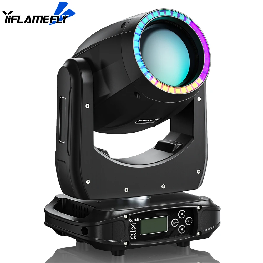 Ultra Bright Moving Head Light Rainbow Lighting Effect Beam and Pattern Light  Rotating KTV Private Room Disco Light Stage Light