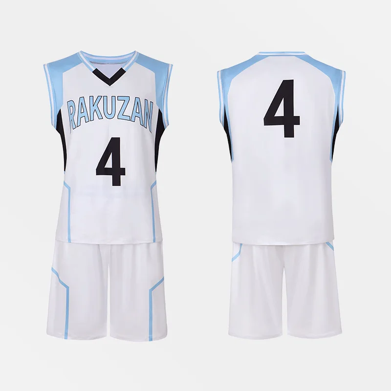 Kuroko No Basuke Basketball Shutoku School Midorima Shintaro Uniform School Jersey Top Shorts Cosplay Costumes Men Sports Wear