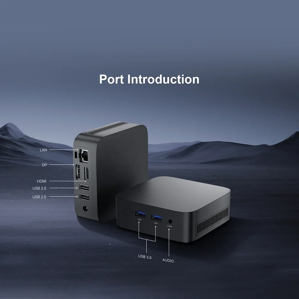 Chatreey T10 Mini PC Intel Twin Lake N150 Windows 11 Ultra Small Pocket Computer SSD Full Function Type-C 4K 60Hz