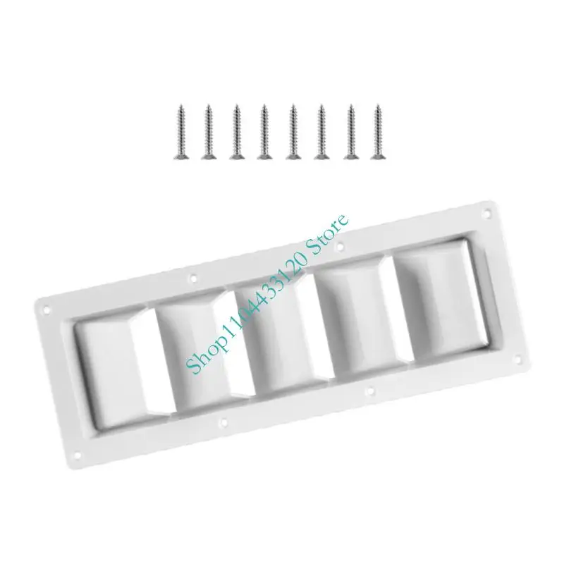 

0XXD Seawater Resistant Plastic Vent Cover Waterproof Vent Case Rainproof Structure Optimized for Marine Applications