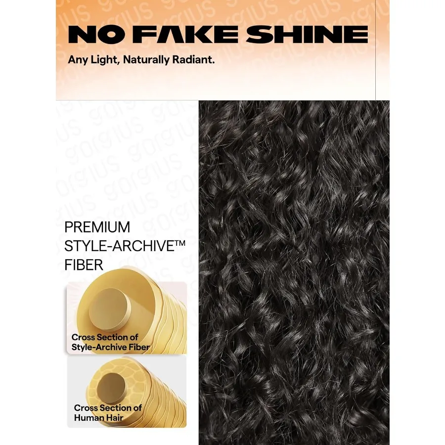 باروكة أمامية من الدانتيل المجعد بدون صمغ مع إغلاق الجزء الأوسط منزوع مسبقًا للمظهر الطبيعي باروكة شعر صناعية مقاس 20 بوصة مع هوما ممتازة