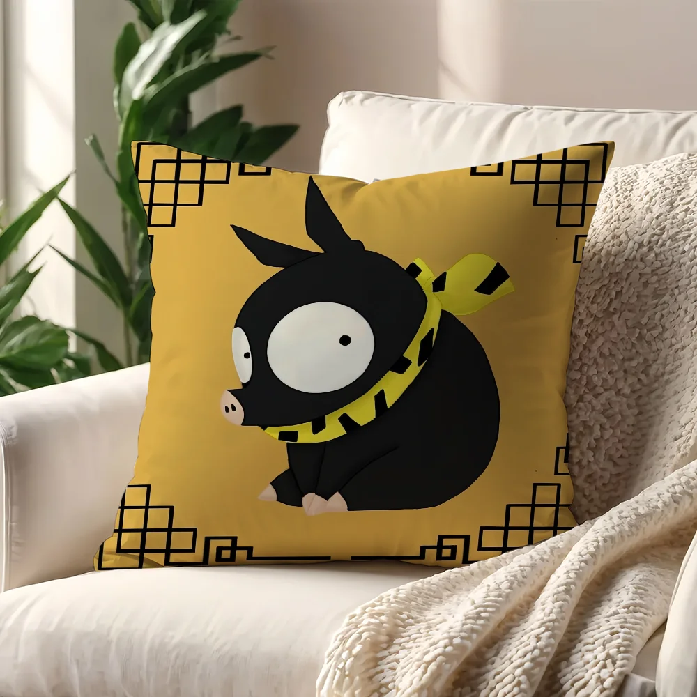 أنيمي لطيف Ranma P تشان Ryogas غطاء الوسادة وسادة أريكة الطباعة الديكور غرفة المنزل مكتب مقهى سيارة الشمال البساطة