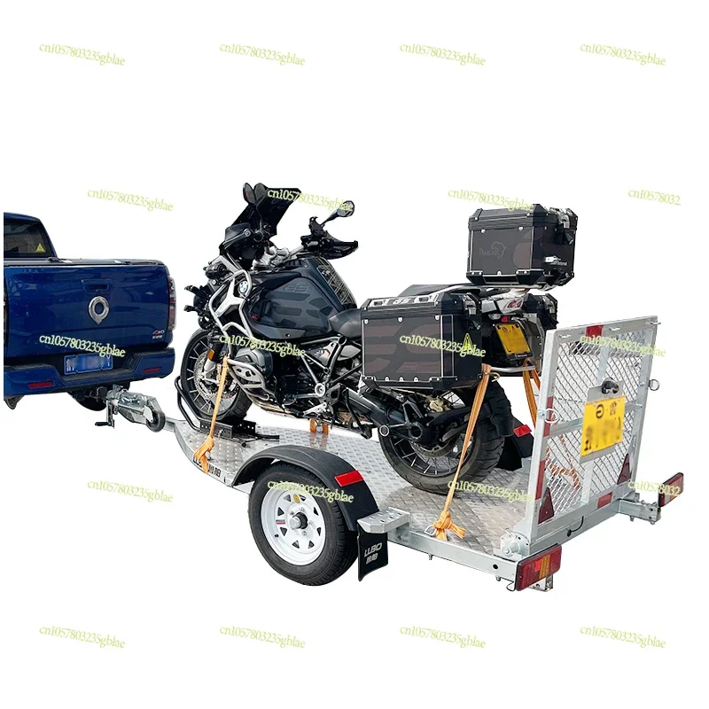 

Motorcycle Trailer Artifact Traction Flatbed Electric Rear-mounted Pedal Motorcycle Special Outdoor Hydraulic