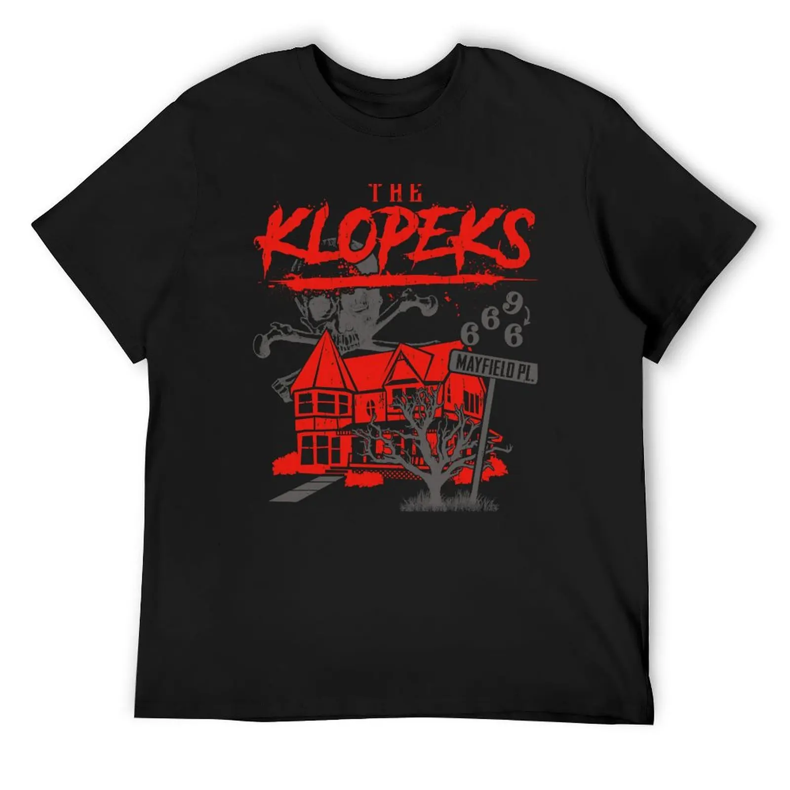 The Klopeks - House of Horrors T-Shirt graphics anime stuff cotton t shirt men