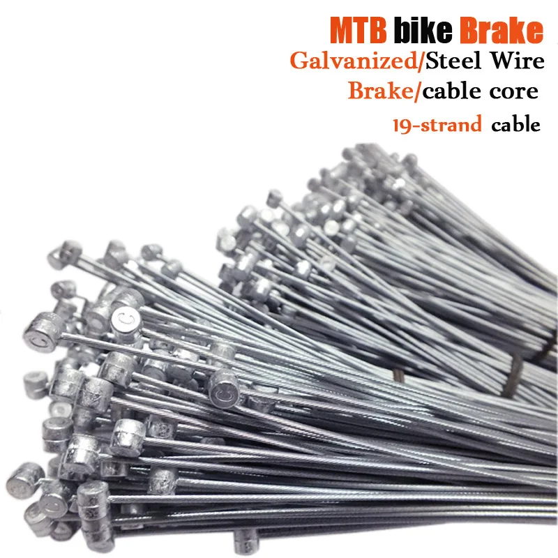 10 Pcs 1100/1800/2500mm Bicycle Brake Cables ,Brake Inner Cable Core ,Galvanized/Steel Wire ,Bike Brake Cable Bike Parts