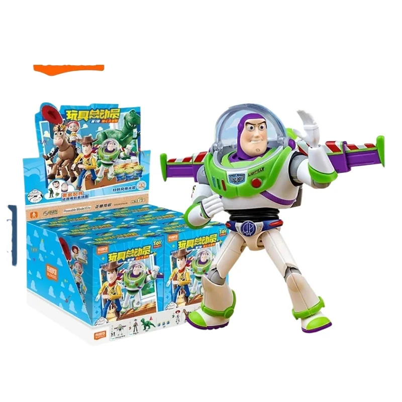 BLOKEES Toy Story Building Blocks Elite Version Blind Box Wave1 Toy Bullseye Jessie Buzz Lightyear Assembly Model Ornament Gift view 6