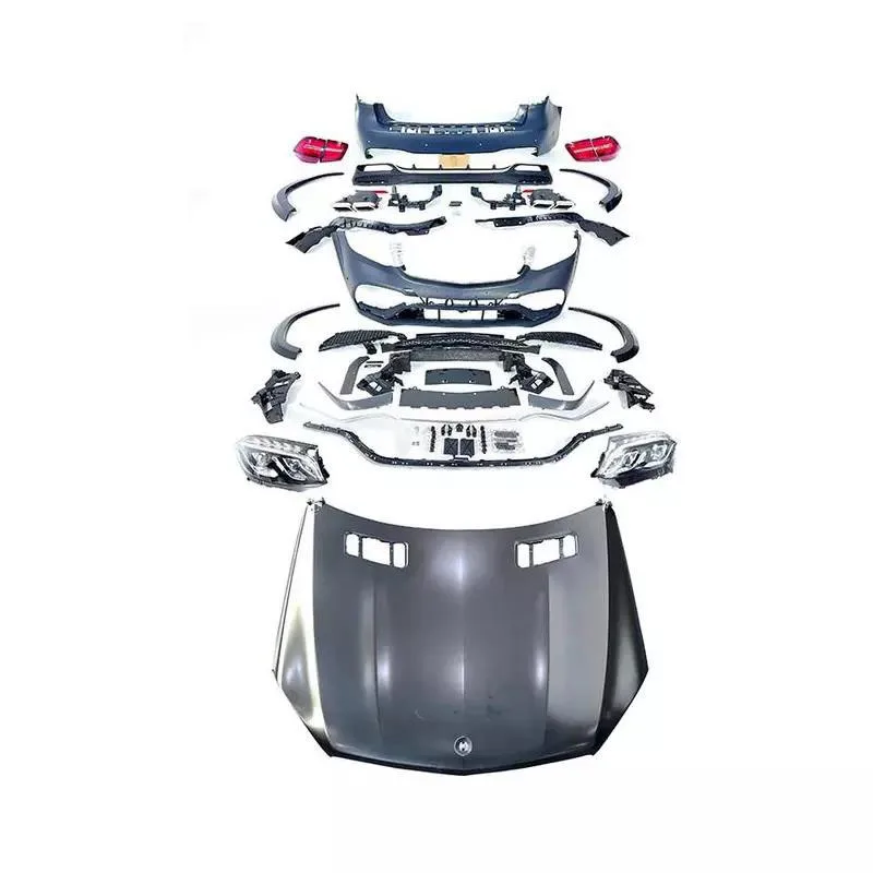 High Quality High Performance 6000k GL-class 2015-2016 Black Car Body Kit Bumpers Conversion 2019 GLS63 AMG Look for