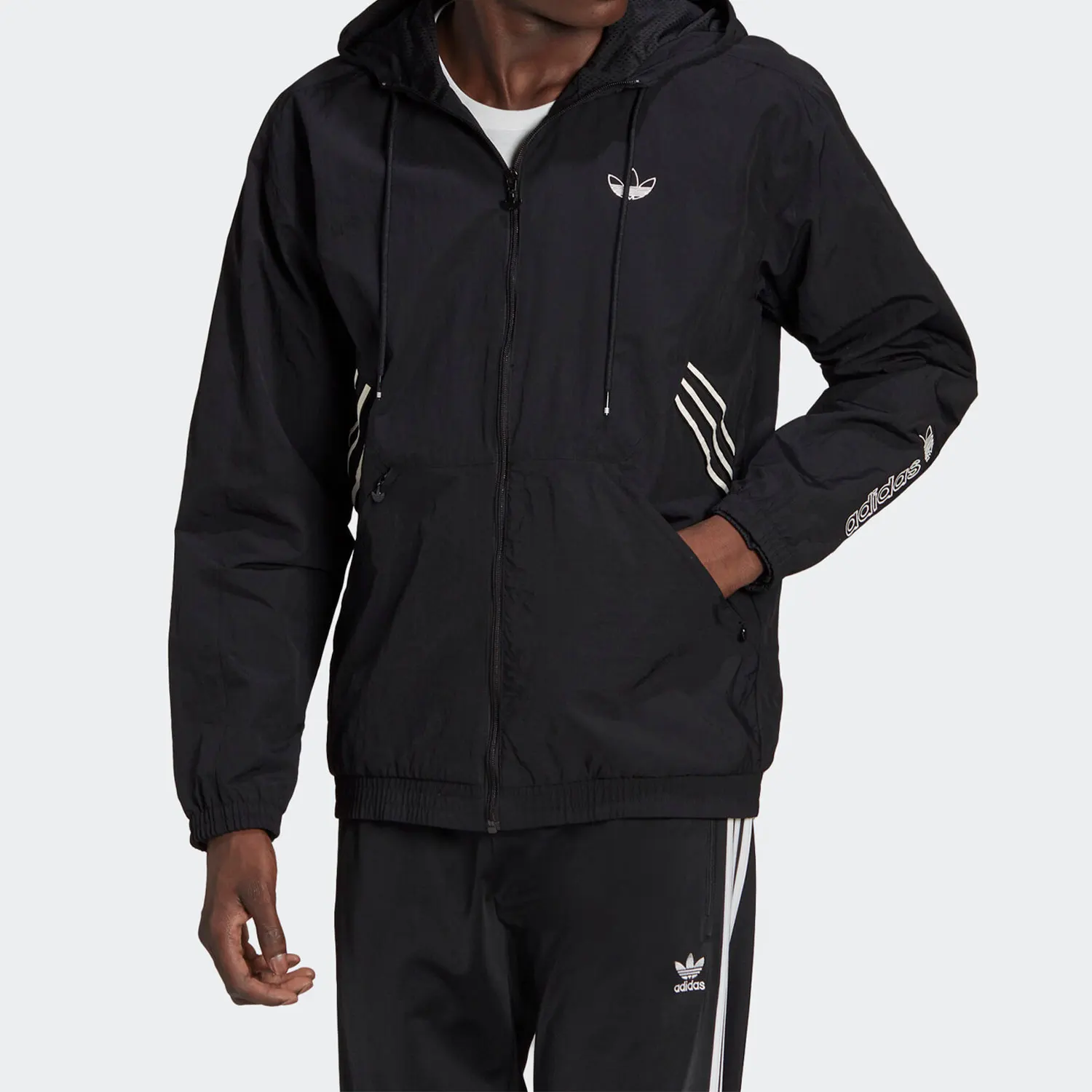 Adidas genuine Three Stripes Men Comfort Sport Casual Jacket GN5505