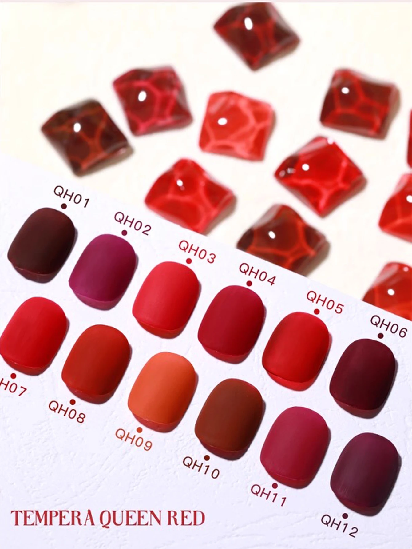 Nail Art Queen - 1-12pcs 15ml Autumn Nail Temperament Queen