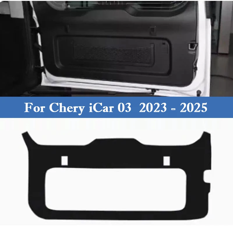 

Car Trunk Door Anti Kick Pad Tailgate Anti-Scratch Protect Sticker Cargo Liner For Chery iCar 03 2023-2025 Interior Accessories