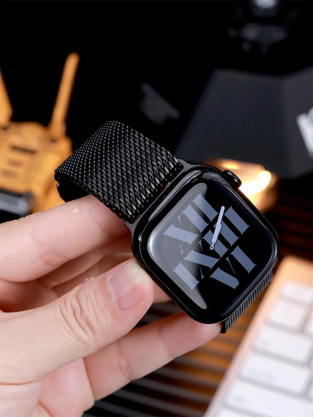 Edelstahl-Milanese-Armband für Apple Watch Ultra 2 3 49mm 46mm 42mm 41mm 45mm 44mm Series 11 10 9 8 7 6 5 4 SE3 Armbänder Zubehör – Detail 15