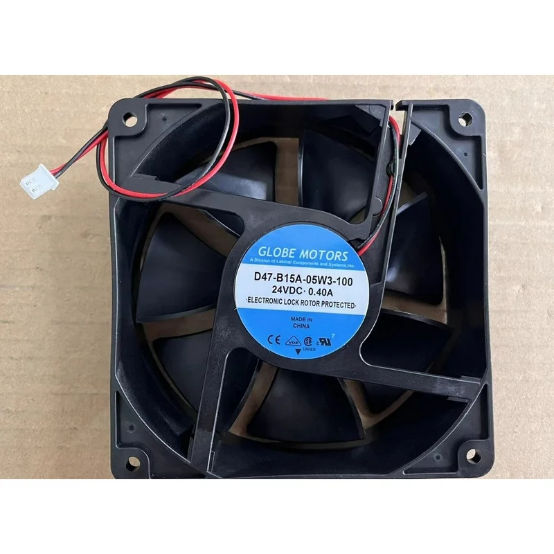MY For GLOBE MOTORS D47-B15A-05W3-100 24V 0.40A 12cm inverter cooling fan