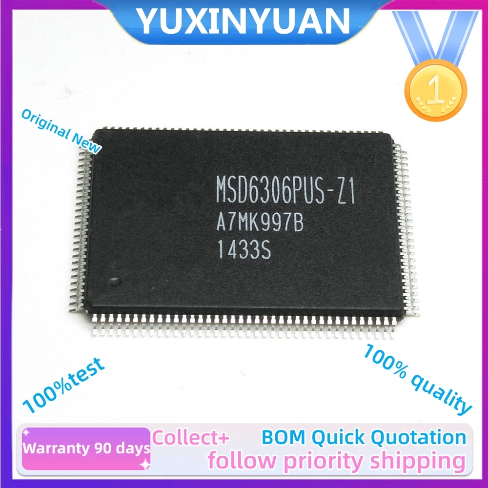 2PCS and new Original  MSD6306PUS-Z1  QFP MSD3463GU-Z1 MSD3458HB-L  MSD6306PUM-SV  Chips in sTock