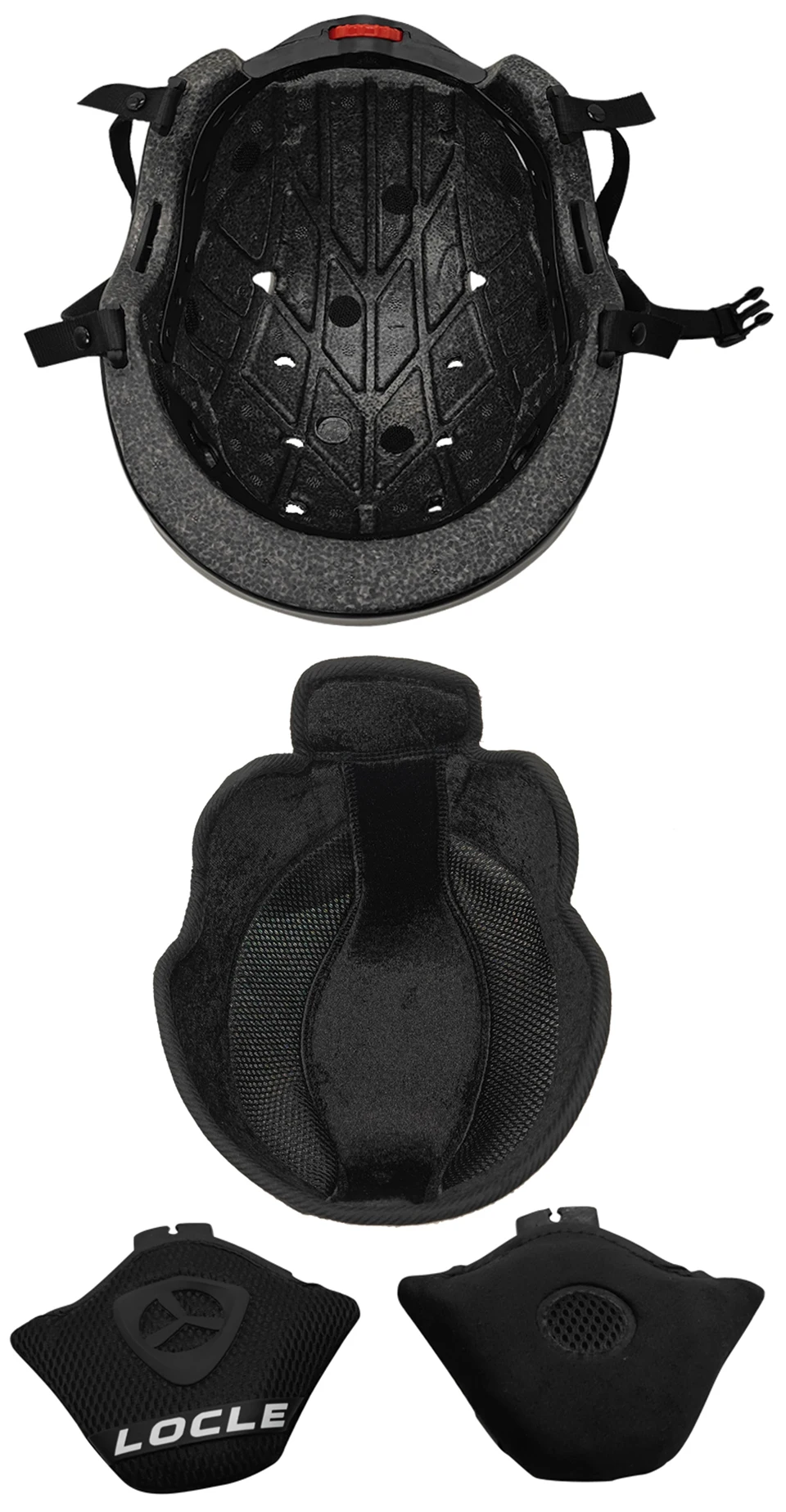 LOCLE Skihelm Herren Damen Integral geformter Kinder Kinder Skihelm Skateboard Ski Snowboard Motorrad Schneemobil Helm – Detail 13