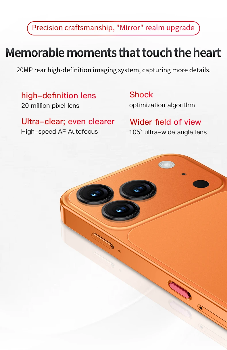 SOYES XS19 MAX LTE 4G Mini Smartphone Android 15.0 6GB RAM 128GB ROM Dual SIM 2900mAh Face Unlock Small Mobile Phone