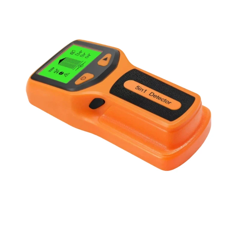 5 in 1 Handheld Wall Detector Stud Finder, Metal Wood AC Wire Cable Measuring Scanner