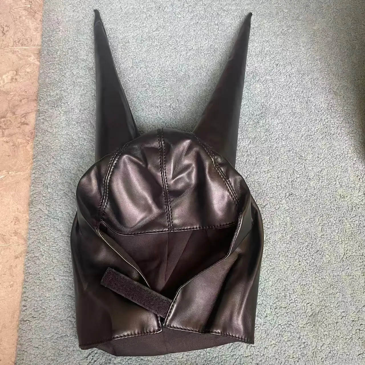 Chapeau de docteur de la peste Steampunk, casquette en cuir Pu à longues oreilles, Costume gothique d'halloween unisexe, accessoire de Cosplay de sorcière et de magicien Y2K Punk