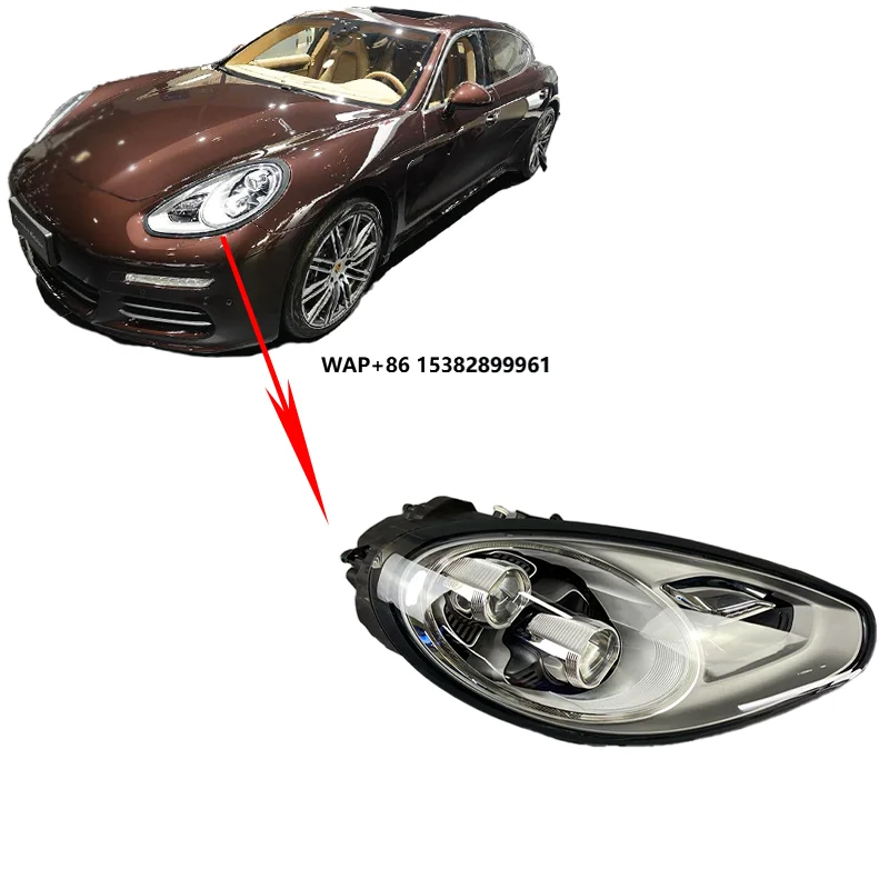

Левая и правая фары для Panamera, оригинальные б/у