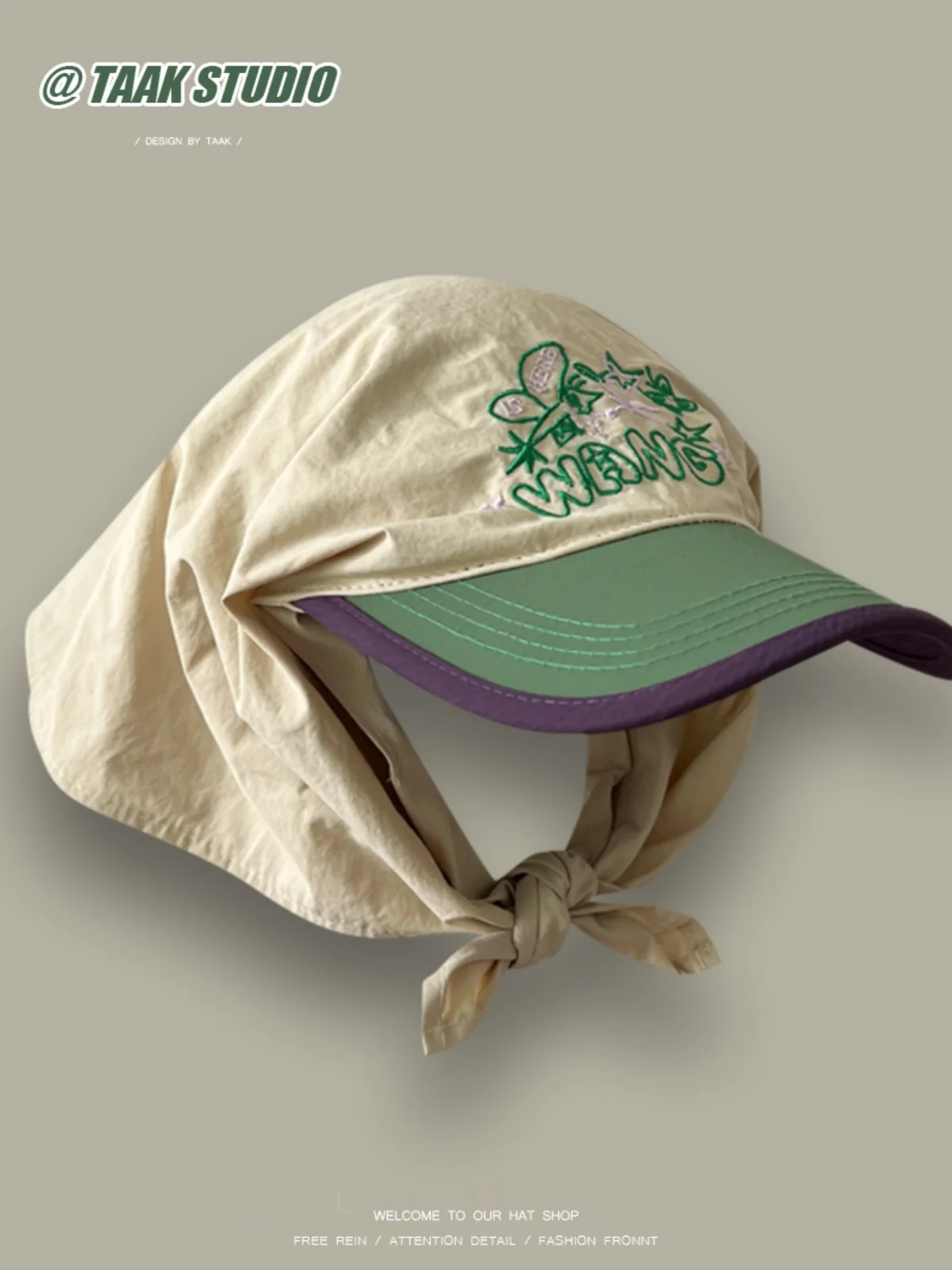 Hat Niche Quick-Drying Sun Hat Female Outdoor Camping Peaked Cap Baotou Baseball Cap