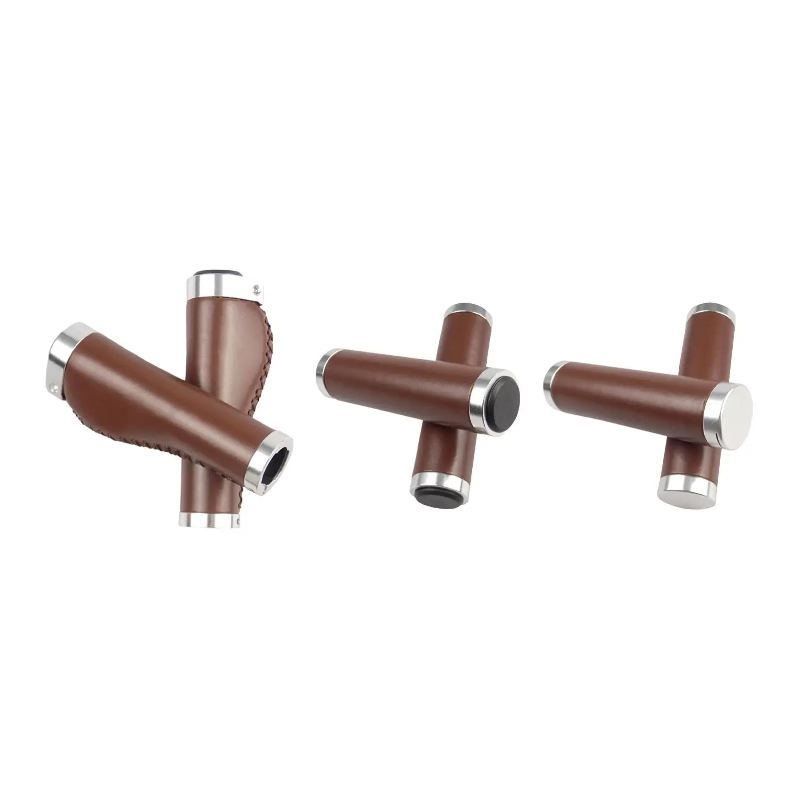 

Pair of PU Handle Grips for Mountain Bikes ID.22.2mm Shock Absorption